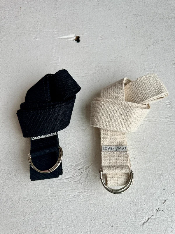 YEAR-End Sale Natural Cotton Yoga Strap