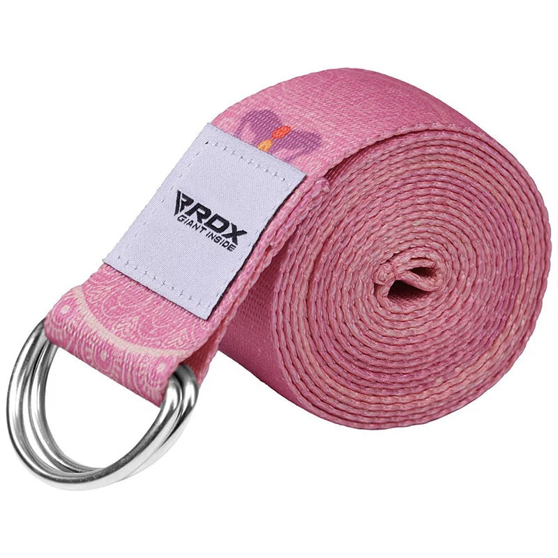 Clearance Items RDX F5 D-Ring Steel Buckle Cotton Yoga Strap