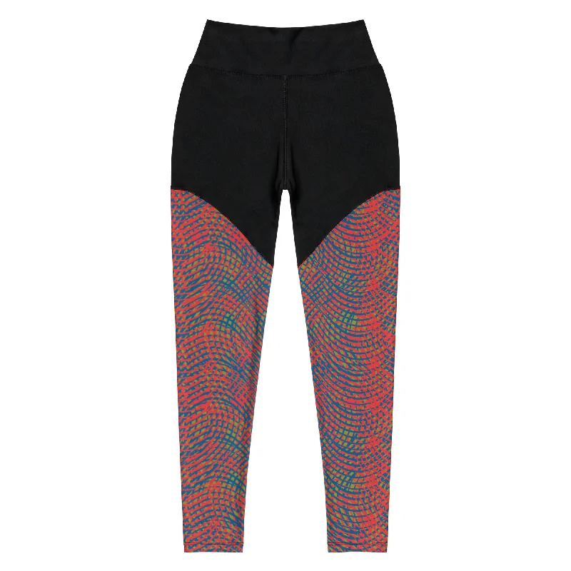 Now or Never Arc Series Geometric lines Sports Leggings