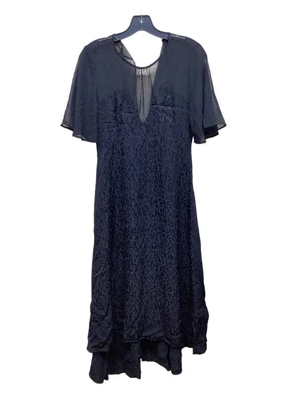 Closeout Sale Dress Casual Midi By Zara In Black, Size: S