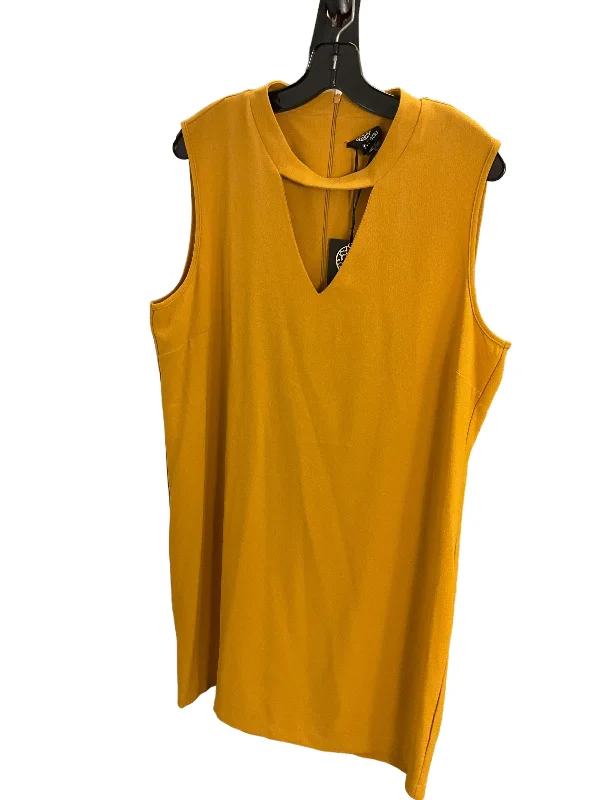 Today’s Deal Dress Casual Short By Bobeau In Yellow, Size: Xl