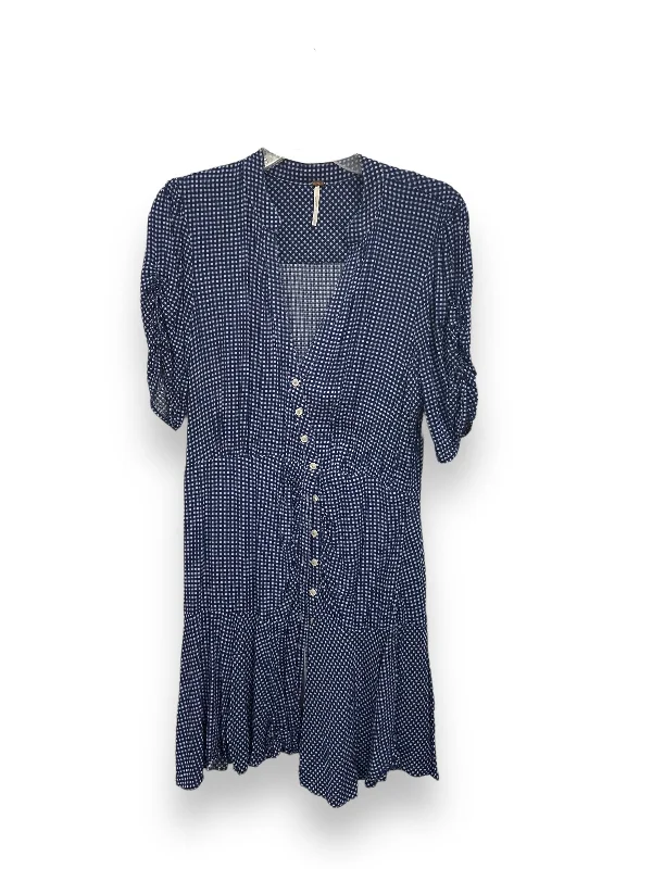 Daily Deals Dress Casual Short By Free People In Plaid Pattern, Size: L