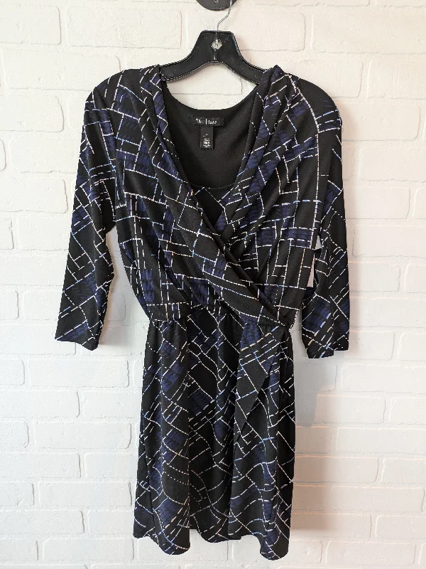 Mega Sale Dress Work By White House Black Market In Black & Blue, Size: Xs