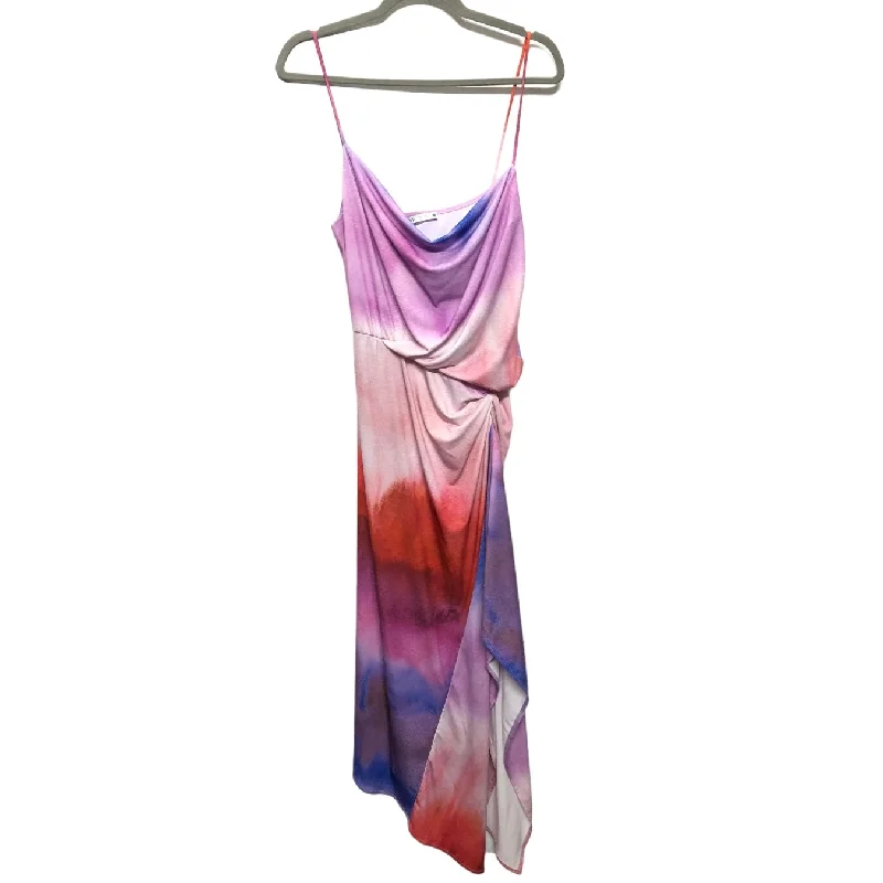New Markdowns Dress Casual Midi By Zara In Purple & Red, Size: M