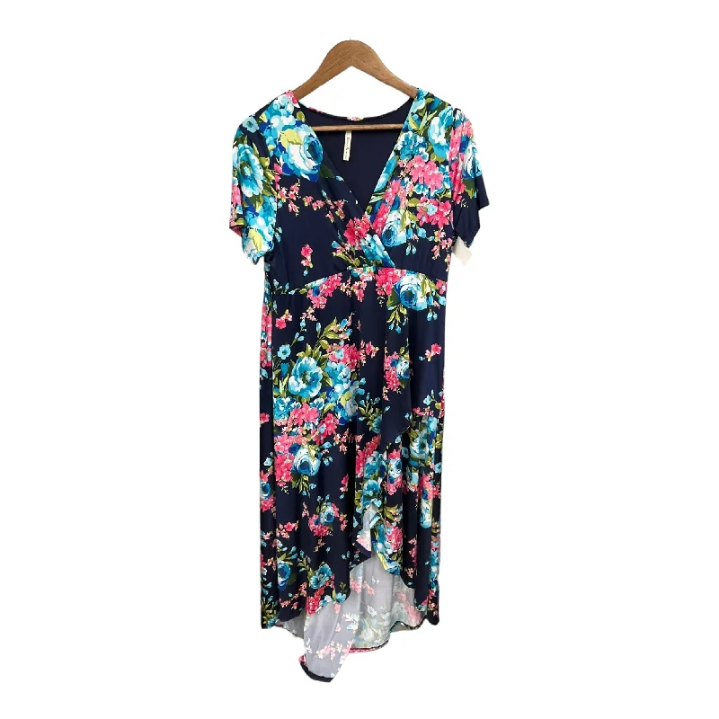 Today Only Dress Casual Midi By Clothes Mentor In Floral Print, Size: 1x