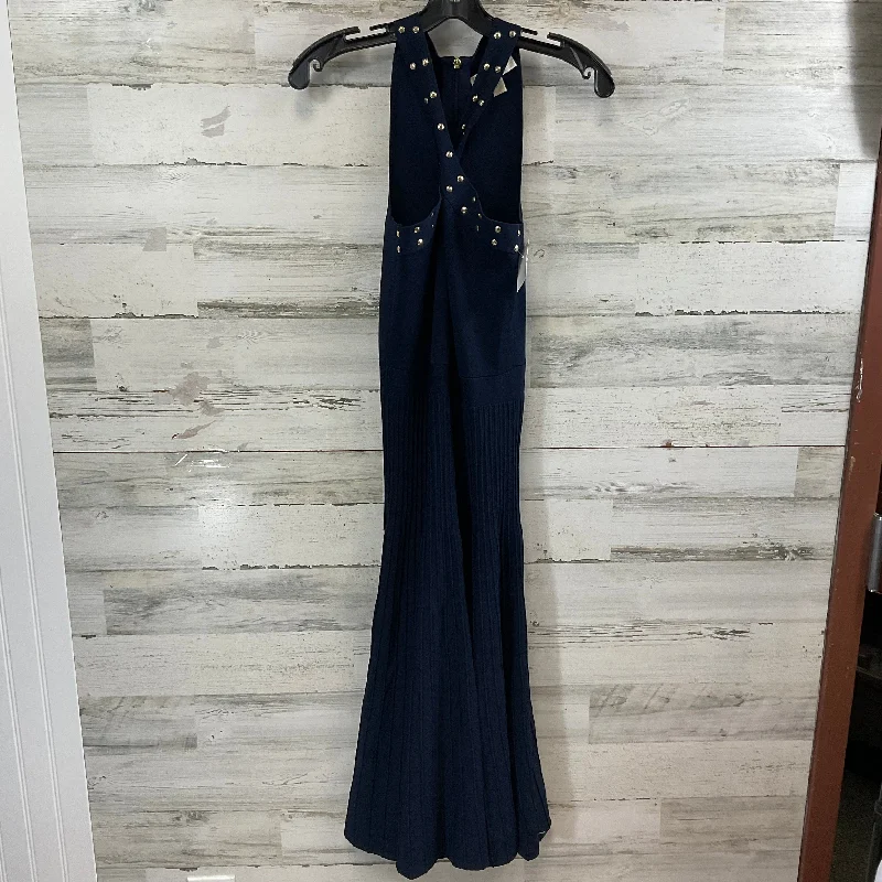 Huge Discounts Dress Party Midi By Michael Kors In Navy, Size: S