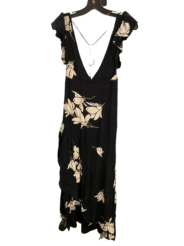 Special Savings Dress Casual Midi By Free People In Black Floral, Size: S