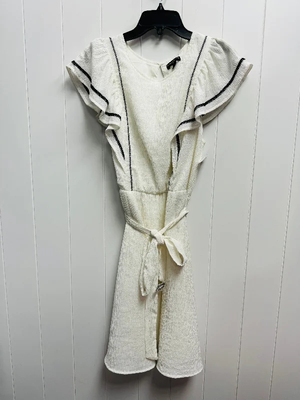 Great Deals Dress Work By Banana Republic In Black & White, Size: M