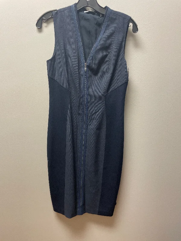 New Deals Dress Casual Midi By Tahari By Arthur Levine In Blue, Size: S