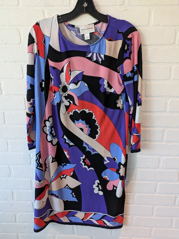 Best Bargains Dress Party Short By Donna Morgan In Black & Pink, Size: M