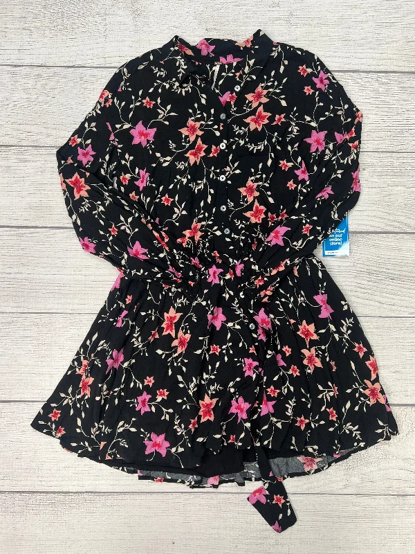 Best Bargains Dress Casual Midi By Free People In Black Floral, Size: Xs