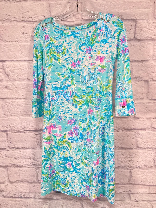 Savings Spectacular Dress Casual Short By Lilly Pulitzer In Blue, Size: Xs