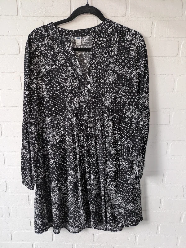 Final Clearance Dress Casual Short By Old Navy In Black & White, Size: M