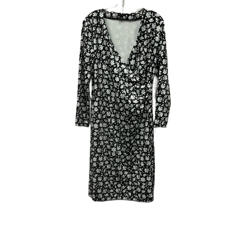 Can't Miss Dress Casual Midi By Ann Taylor In Black, Size: M