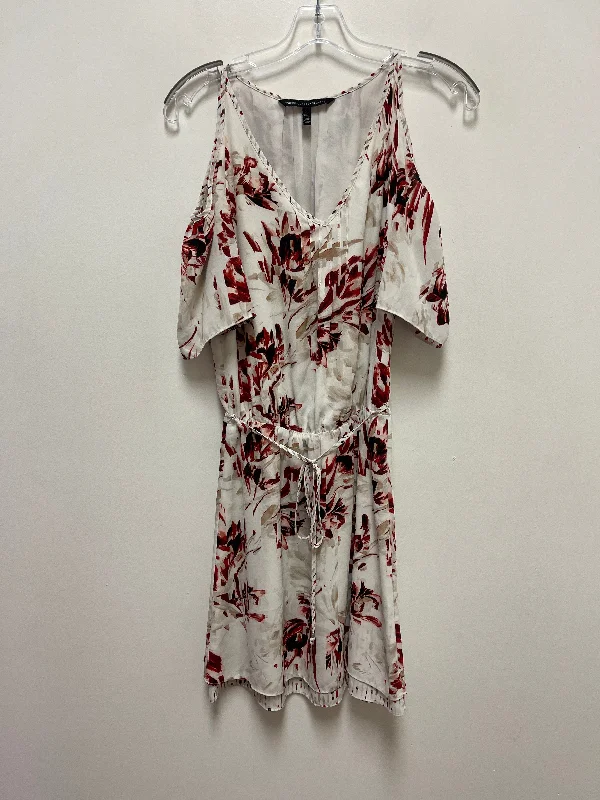 Best Bargains Dress Casual Short By White House Black Market In Cream & Red, Size: Xs