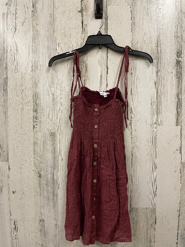 Midnight Madness Dress Casual Short By Clothes Mentor In Pink, Size: S