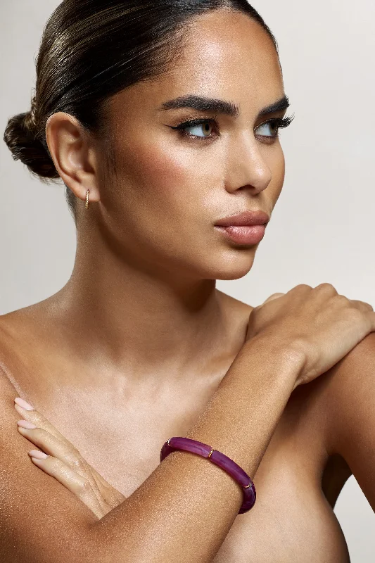 Don't Miss Zana | Purple Resin Bracelet