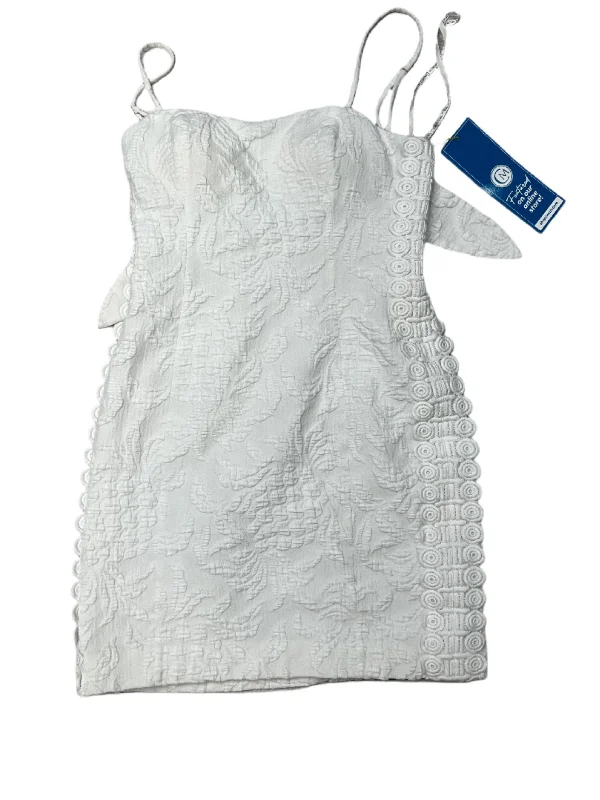 Price Blitz Dress Casual Midi By Lilly Pulitzer In White, Size: Xs