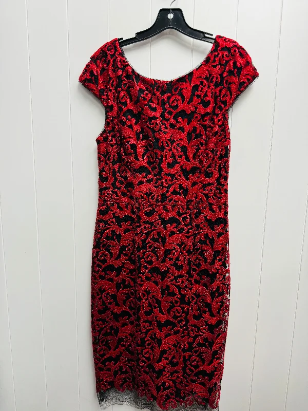 Extra Savings Dress Party Short By Antonio Melani In Black & Red, Size: 8