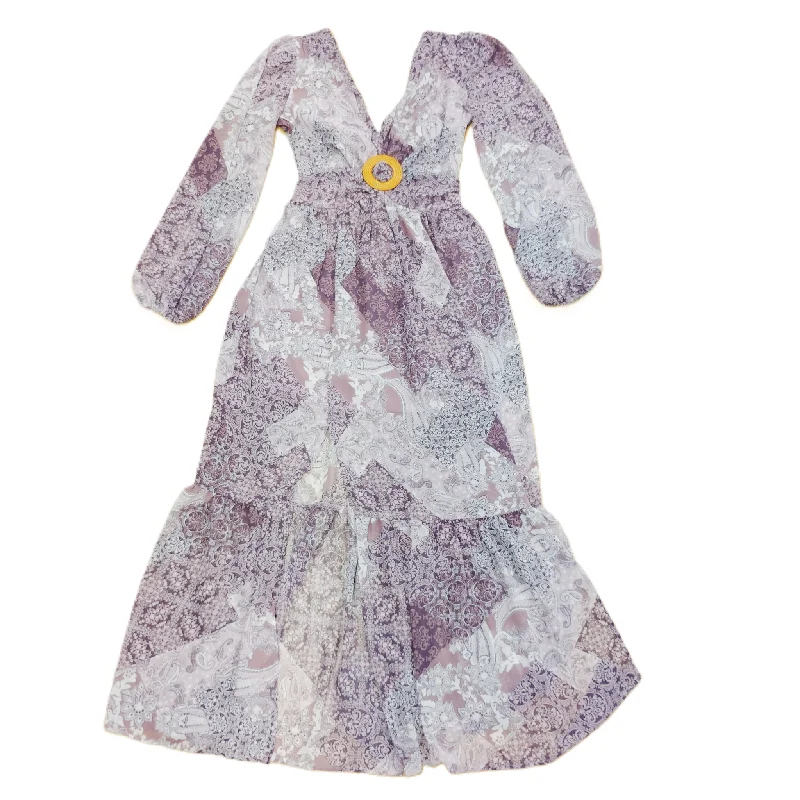Deal Frenzy Dress Casual Maxi By Jessica Simpson In Purple, Size: S