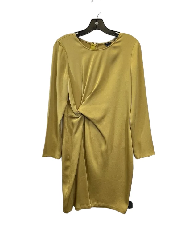 Savings Galore Dress Casual Midi By Ann Taylor In Green, Size: S