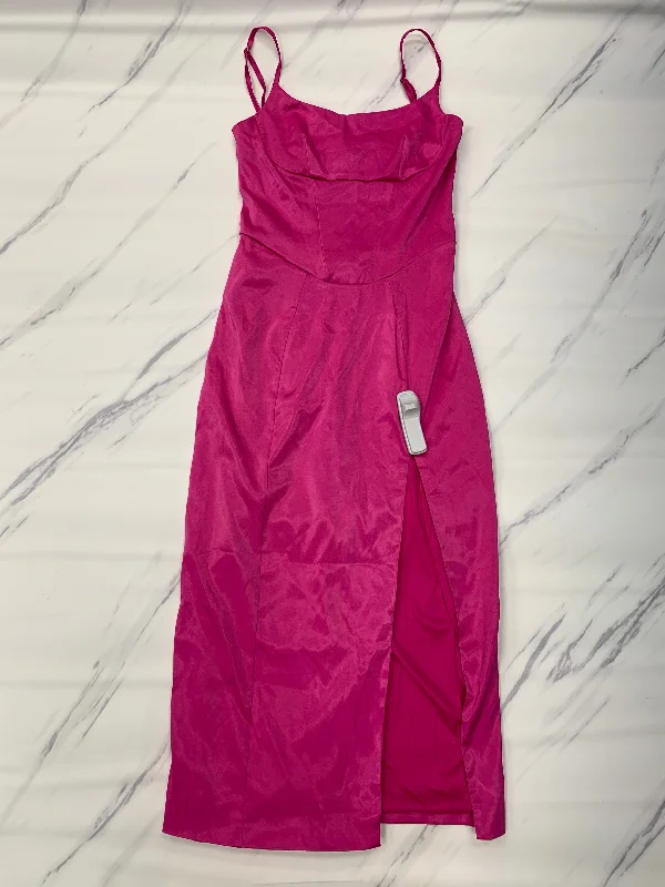 Crazy Savings Dress Casual Midi By Cmc In Pink, Size: S