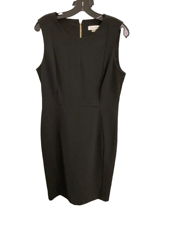 Take Advantage Dress Work By Calvin Klein In Black, Size: L