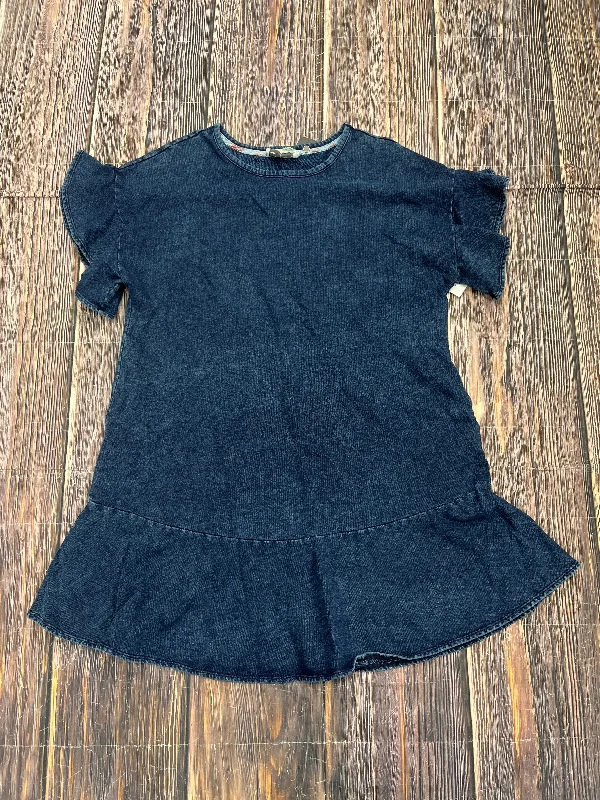 Last Chance Dress Casual Short By Saturday/sunday In Blue Denim, Size: L