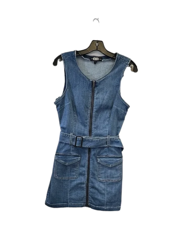 Reduced Prices Dress Casual Midi By Rewash In Blue Denim, Size: S