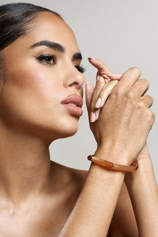 Extra Discounts Zana | Brown Resin Bracelet