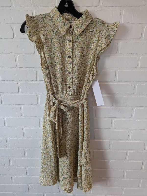 Limited Time Dress Casual Short By Monteau In Yellow, Size: M