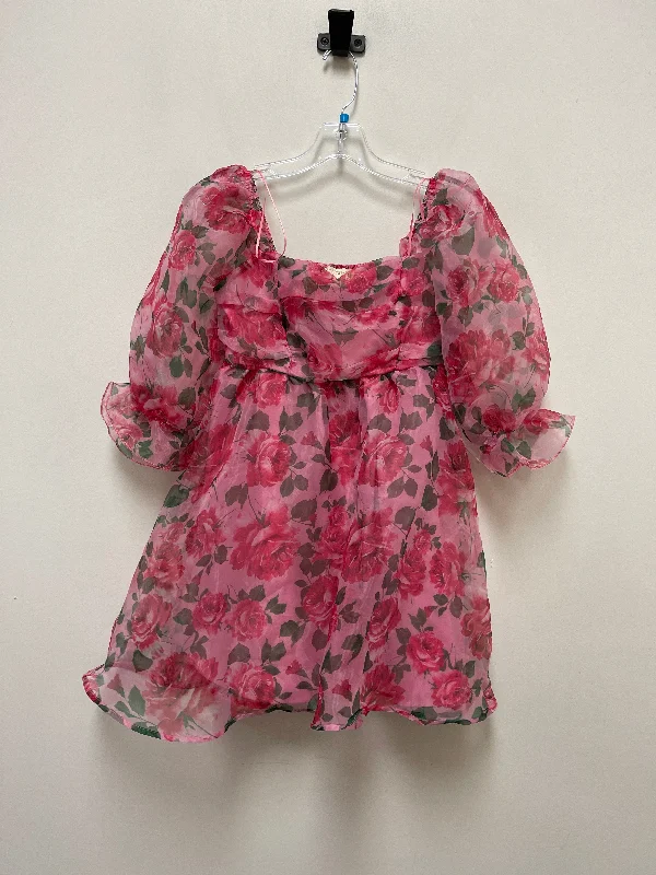 Hurry In Dress Casual Short By Clothes Mentor In Pink, Size: S