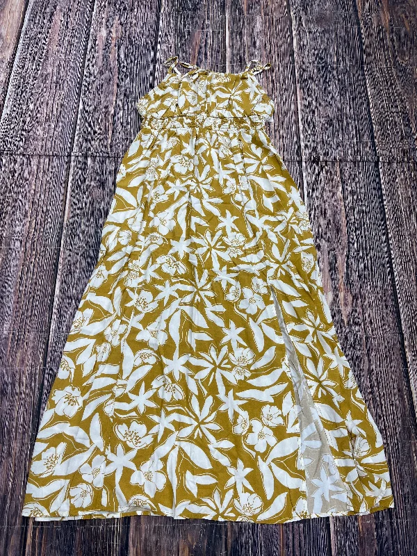 New Deals Dress Casual Maxi By Clothes Mentor In Yellow, Size: L
