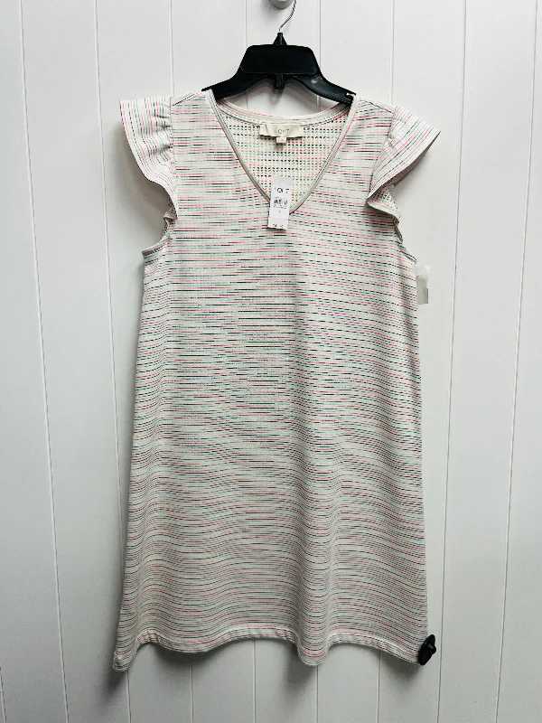 Super Bargain Dress Casual Short By Loft In Orange, Size: S