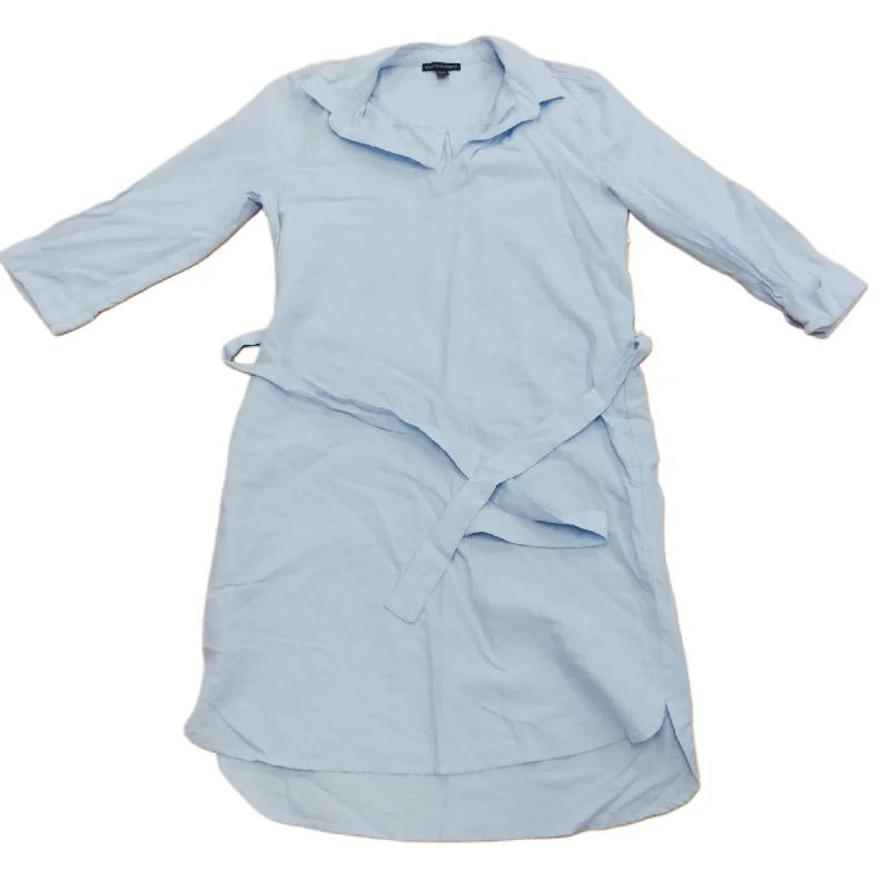 Super Sale Dress Casual Short By Saks Fifth Avenue In Blue, Size: S