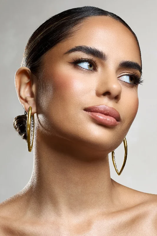 The Best Prices Effortless | Gold Diamante Dangle Earrings