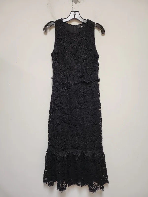 Bargain Prices Dress Casual Midi By Banana Republic In Black, Size: S