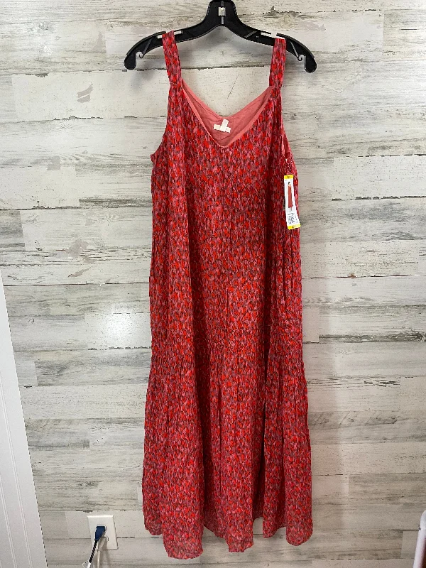 Shop and Save Dress Casual Maxi By Joie In Red, Size: M