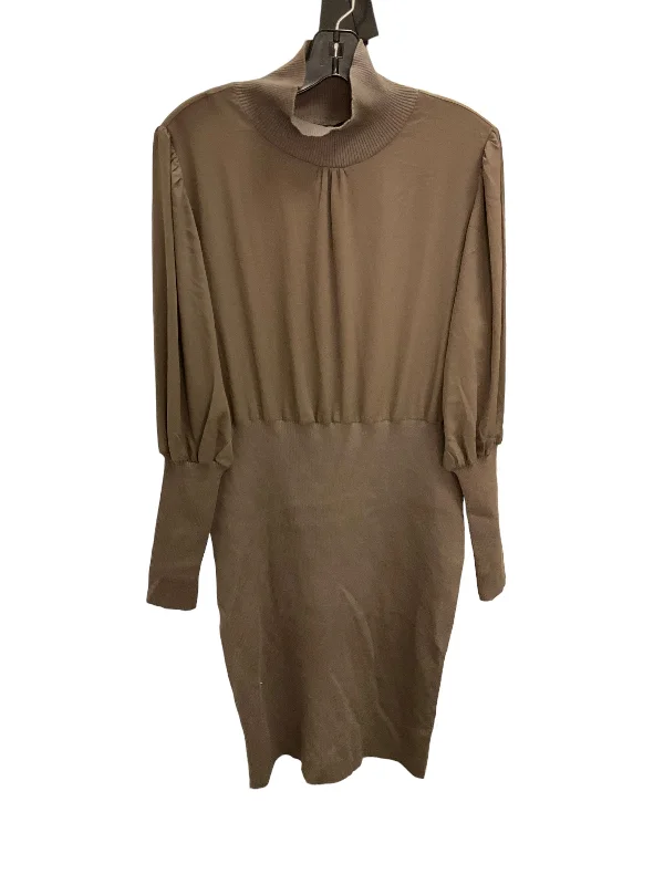 Reduced Prices Dress Casual Midi By French Connection In Brown, Size: Xl