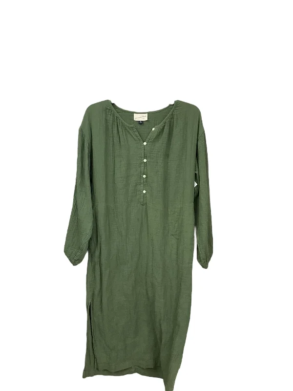 Extra Discounts Dress Casual Midi By Universal Thread In Green, Size: M