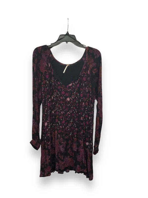 Closeout Dress Casual Short By Free People In Purple, Size: M