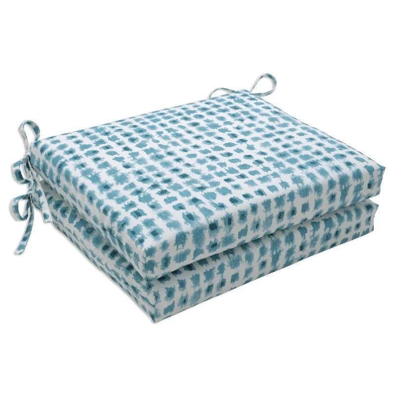 Hot Deal Pillow Perfect Outdoor | Indoor Alauda Teal Seat Cushion 18.5 X 16 X 3