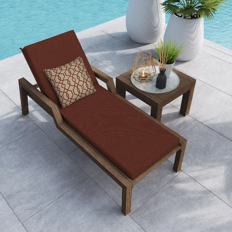 Special Price Textured Chaise Lounge Cushion - 22.5" wide x 70" long x 3.5" thick