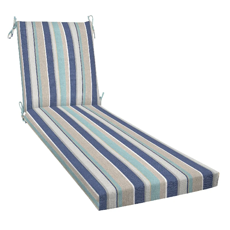 Stripe Blue & Beige