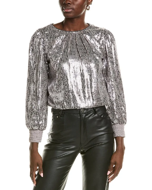 Crazy Deals alice + olivia Avila Sequin Crop Top