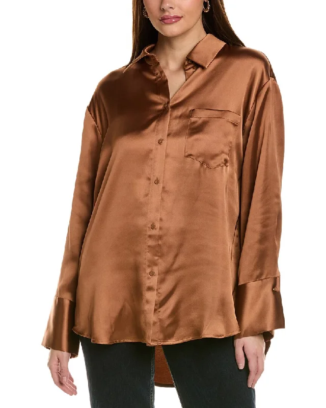 Deep Discounts alice + olivia Finely Oversized Shirt