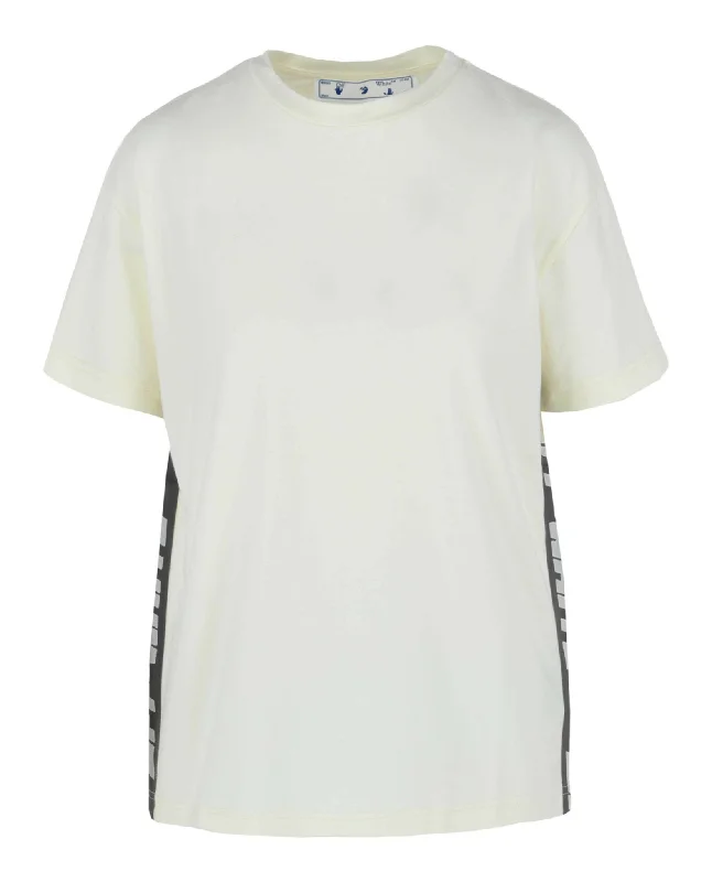Special Promotion Athletic Logo Banded T-Shirt