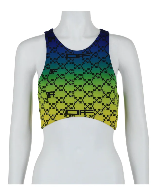 Overstock Athletic Monogram Sports Bra