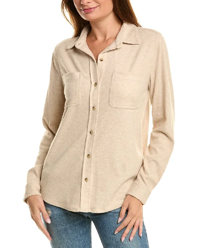 Clearance Sale beachlunchlounge Sally Brushed Flannel Shirt