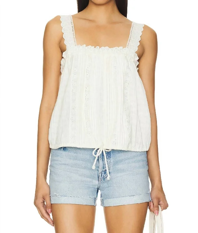 Amazing Deals Because Of You Tank In Ivory